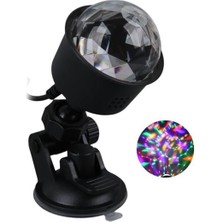 Ledx AL-KX-6889 Projeksiyon Atmosferli Usbli 4 Watt Şarjlı Sihirli Rgb LED Disko Topu