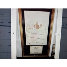 Çerçevesinde Nişani Osmani Berati ve Zarfı