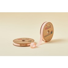 Biyelli Koton Katlı D45 Somon 2 cm 25 Metre %65 Koton %35 Polyester