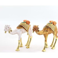 Taşlı Tekli Deve Figürü Biblo