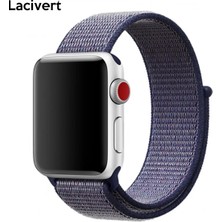 Ally Apple Watch 7-8 41MM 6-5-4 40MM Nylon Loop Spor Kayış Kordon 3-2-1 38MM-(1903 - PHN3272-4238