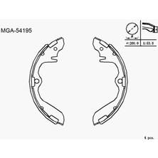 MGA-54195 - Kampana Balata ( Kıa: Bongo Besta K2700 03 - )