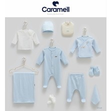 Incibaby Soft Colour Premium % 100 Pamuk 10'lu Erkek Bebek Hastane Çıkış Seti