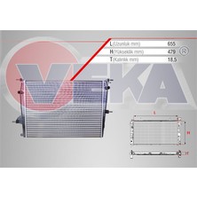 VEKA-16-3536 - Su Radyatoru Mekanık Renault Fluence (L30) 1.6 16V M-T Ac+ 2009-
