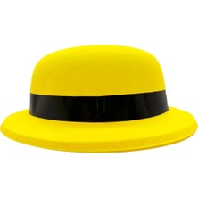 Bfs   Neon Partisi Sarı Renk Melon Plastik Parti Şapkası