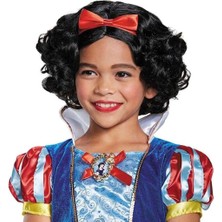 Bfs   Pamuk Prenses Peruğu Kırmızı Fiyonklu