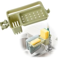 Bfs  Musluğa Takılan Sünger Havlu Askılı Sabun Hazneli Mutfak Banyo Lavabo Düzenleyici Organizer
