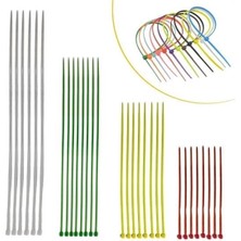 Bfs  30 Parça Plastik Kablo Kelepçe Seti Kablo Düzenleyici Bağlama Bantları