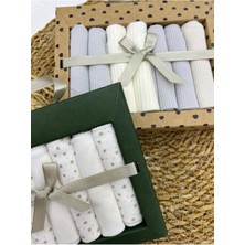 ByBest Beauty Desenli Penye Bebek Ağız Mendili 7'li (2 Paket) 2025