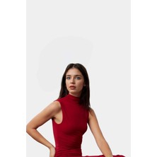 Şık Bodycon Maxi Elbise Polyester Elastan Karışımı Rahat Günlük Profesyonel Görünüm Konforlu Kesim