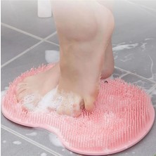 Banyo Matı Duş Masaj Matı Banyo Paspası Seti Vantuzlu Ayak Sırt Masaj Pedi Silikon Güçlü Vantuzlu 2 ADET
