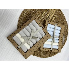 ByBest Beauty Desenli Penye Bebek Ağız Mendili 7'li (2 Paket) 2025