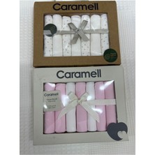 ByBest Beauty Caramell 7li Pamuklu Ağız Silme Mendili 2 Paket Organik Pamuk ile Üretilmiştir