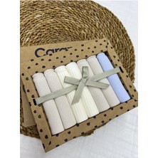 ByBest Beauty Desenli Penye Bebek Ağız Mendili 7'li 2025