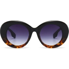 Toz Vintage Derena Siyah Leopar Desenli Vintage & Retro Güneş Gözlüğü