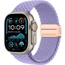 Apple Watch - Se/se 2/4/5/6 44MM Için Ipeksi Dokunuş Saat Kordonu Hasır Örgülü Şık ve Sportif Kordon
