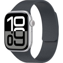 Apple Watch - Se/se 2/ 7/8/9 41MM Mıknatıslı Silikon Kordon Ultra Hafif, Şık Kabartma Desenli Kayış