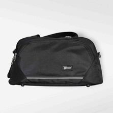 Unisex Siyah Spor ve Kısa Süreli Seyahatler Için Uygun Spor Çanta