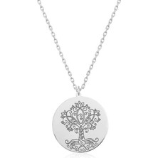 925 Ayar Gümüş Hayat Ağacı Kadın Gümüş Kolye
