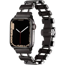 Apple Watch - Se/se2/4/5/6 44MM Paslanmaz Çelik Kordon Kelebek Tokalı Kapanış, Nefes Alan Tasarım