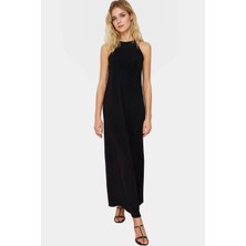 Rahat ve Şık Maxi Elbise Çiçekli Desenli Nefes Alan Örme Kumaş