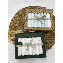 ByBest Beauty Desenli Penye Bebek Ağız Mendili 7'li (2 Paket) 2025