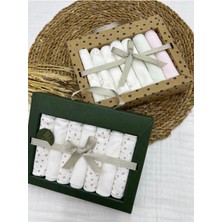 ByBest Beauty Desenli Penye Bebek Ağız Mendili 7'li (2 Paket) 2025