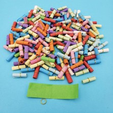 200'LÜ Renkli Yazısız Not Kağıtları Dekoratif Hediyelik