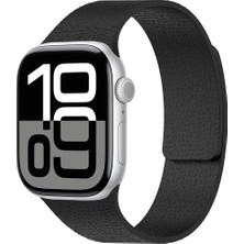 Apple Watch 1/2/3 42MM Için Mıknatıslı Silikon Kordon Ultra Hafif, Şık Kabartma Desenli Kayış Band