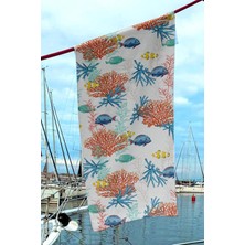 Dijital Baskılı Unisex Deniz Havuz Plaj Havlusu 70X150 Cm. // H093