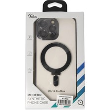 iPhone 14 Pro Max Era Magsafe Standlı Kapak - Derin Mor - TKNAL1779-5150