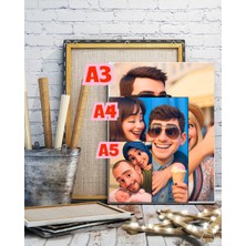 3D Animasyon Pixar Tarzı Karikatür Poster, Aile Veya Kişiye Özel Kağıt Baskı Karikatür Portre Poster