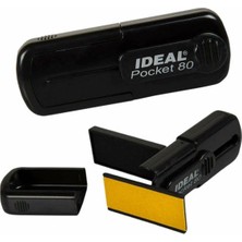 Şirket/Firma Cep Kaşesi Pocket-80 (50mm*19 mm) Siyah Keçeli Siyah Kaşe