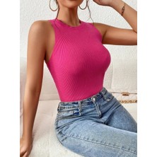 Tiana Kadın Sıfır Kol Sırt Çapraz Detay Triko Bluz