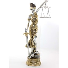 Polyester Adalet Figürü Biblo