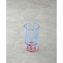Springtime Cam 3'lü Bardak 280 ml Mavi - Pudra