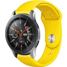 Tagomoon Samsung Galaxy Watch 46MM Akıllı Saat Uyumlu Yumuşak Dokulu Silikon Kordon Kayış