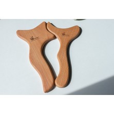 Doğal Ahşap 2'li Masaj Tahtası, Sağlıklı ve Kaliteli Doğa Dostu Ürün