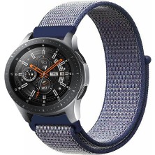 Tagomoon Samsung Galaxy Watch 46MM Akıllı Saat Uyumlu Spor Kumaş Desenli Cırt Cırtlı Kordon Kayış