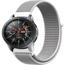 Tagomoon Samsung Galaxy Watch 46MM Akıllı Saat Uyumlu Spor Kumaş Desenli Cırt Cırtlı Kordon Kayış