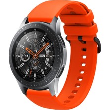 Tagomoon Samsung Galaxy Watch 46MM Uyumlu Kordon Yumuşak Dokulu Soft Renk Tokalı Silikon Kayış