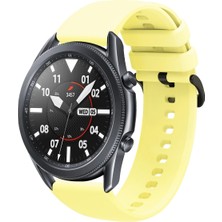 Tagomoon Samsung Galaxy Watch 3 45MM Uyumlu Kordon Yumuşak Dokulu Soft Renk Tokalı Silikon Kayış