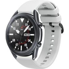 Tagomoon Samsung Galaxy Watch 3 45MM Uyumlu Kordon Yumuşak Dokulu Soft Renk Tokalı Silikon Kayış