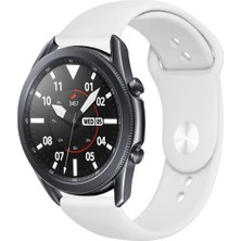 Tagomoon Samsung Galaxy Watch 3 45MM Akıllı Saat Uyumlu Yumuşak Dokulu Silikon Kordon Kayış