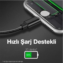 Ally Usb-Type C iPhone 20W Pd Hızlı Şarj Kablosu 20CM Kısa Kopmaz Halat Kablo-(1 - PHN7288-8109
