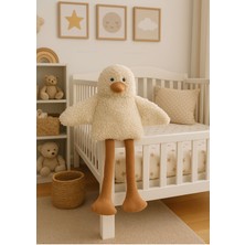 Sevimli Duck Uyku Arkadaşı Antialerjik- Vidalı Göz- Teddy