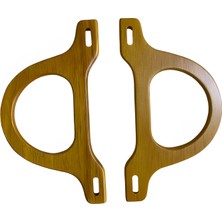 Elegant Ahşap Çanta Sapı 10*21 cm AH1021