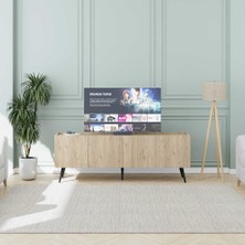 Adore Mobilya Luna 4 Kapaklı Tv Ünitesi-Florida Meşe 180x63x42 Cm