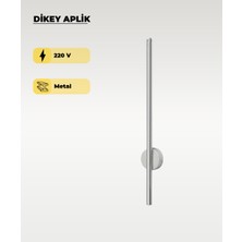 AC Aydınlatma 12W Krom Dikey Aplik - Gün Işığı