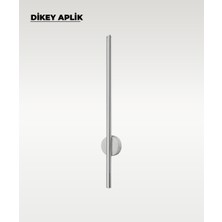 AC Aydınlatma 12W Krom Dikey Aplik - Gün Işığı